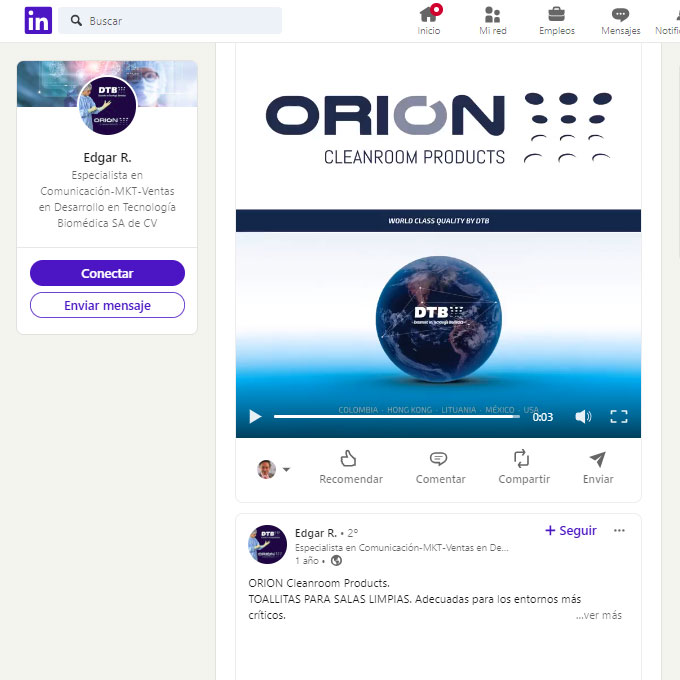 Syncretic Campaña ORION-Linkedin