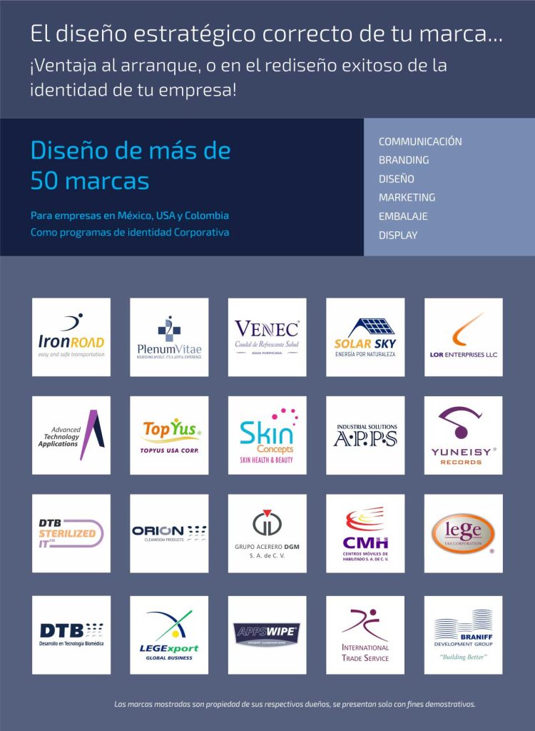 Más de 50 logos para empresas - Casos de éxito Syncretic Comunicación
