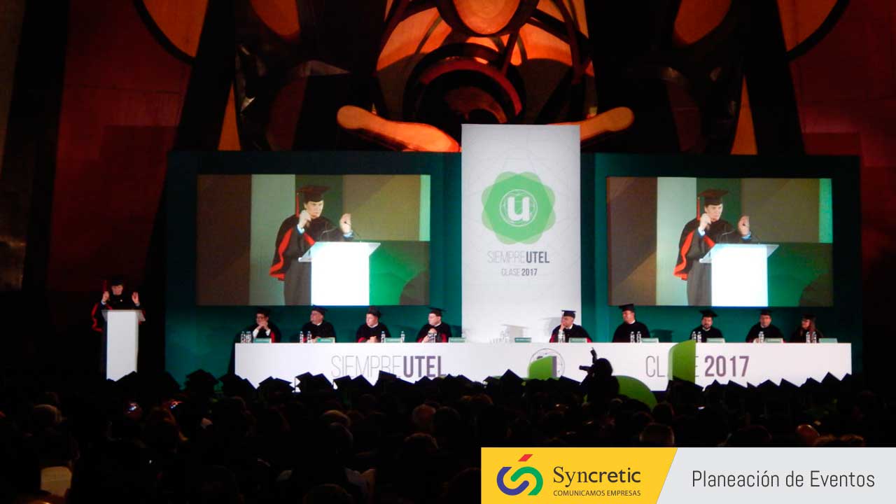 Evento Universidad UTEL por Syncretic Comunicación