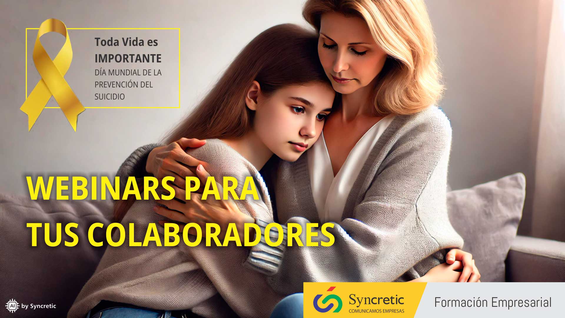 Mamá confortando a su hija adolescente