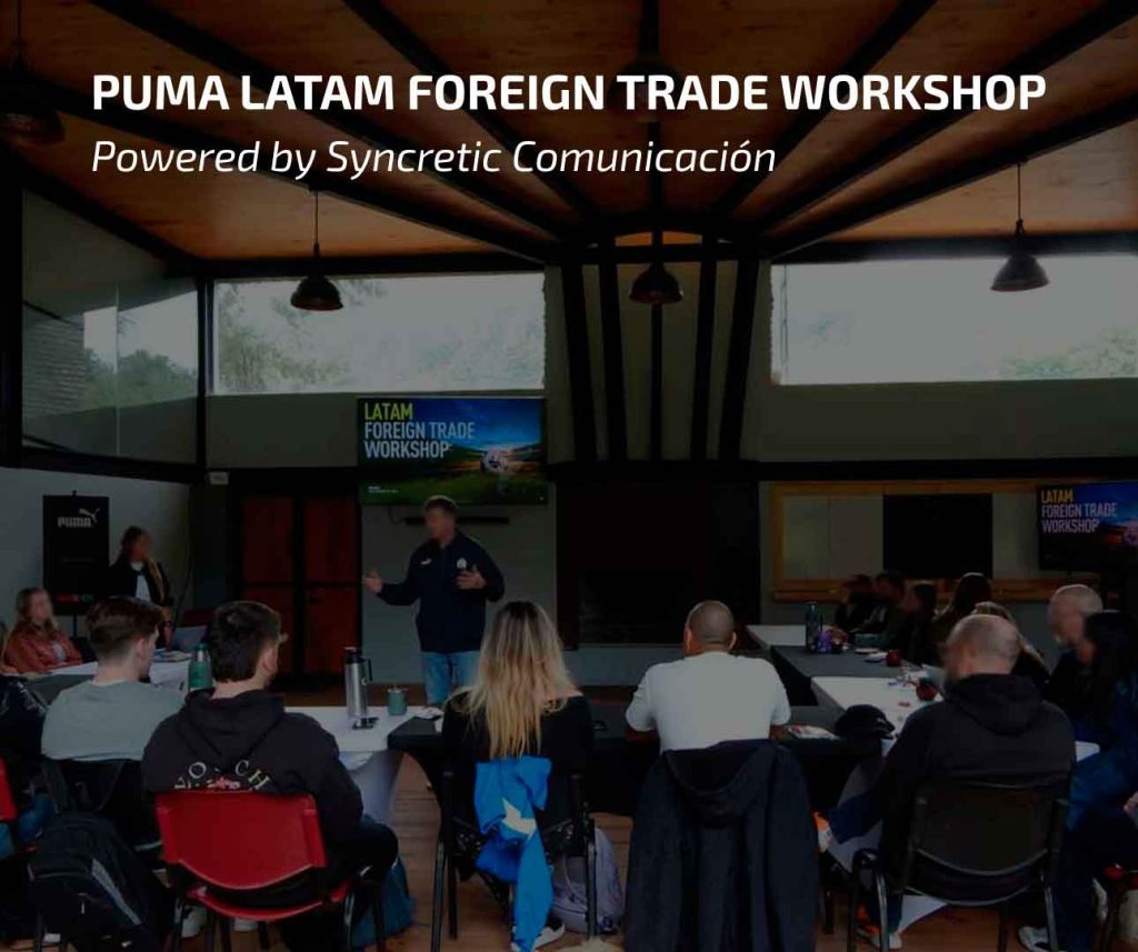 Colaboradores de PUMA en sesión evento organizado por Syncretic Comunicación Eventos Corporativos