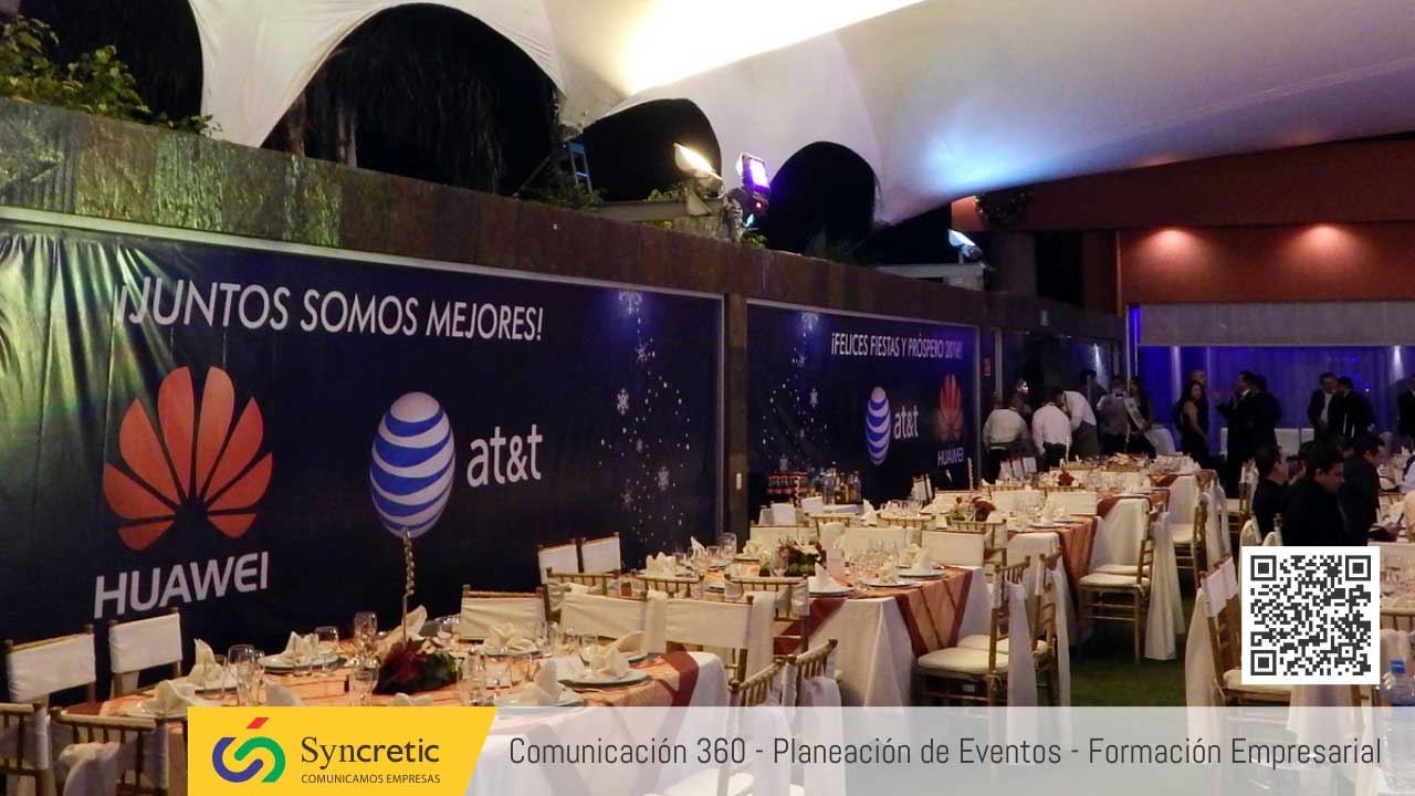 Cena de Fin de Año Corporativa Huawei - Gestion Integral Syncretic Comunicación